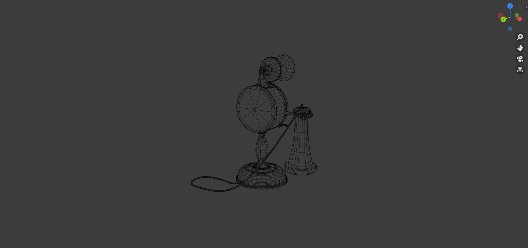 Strowger automatic telephone 3D model_6