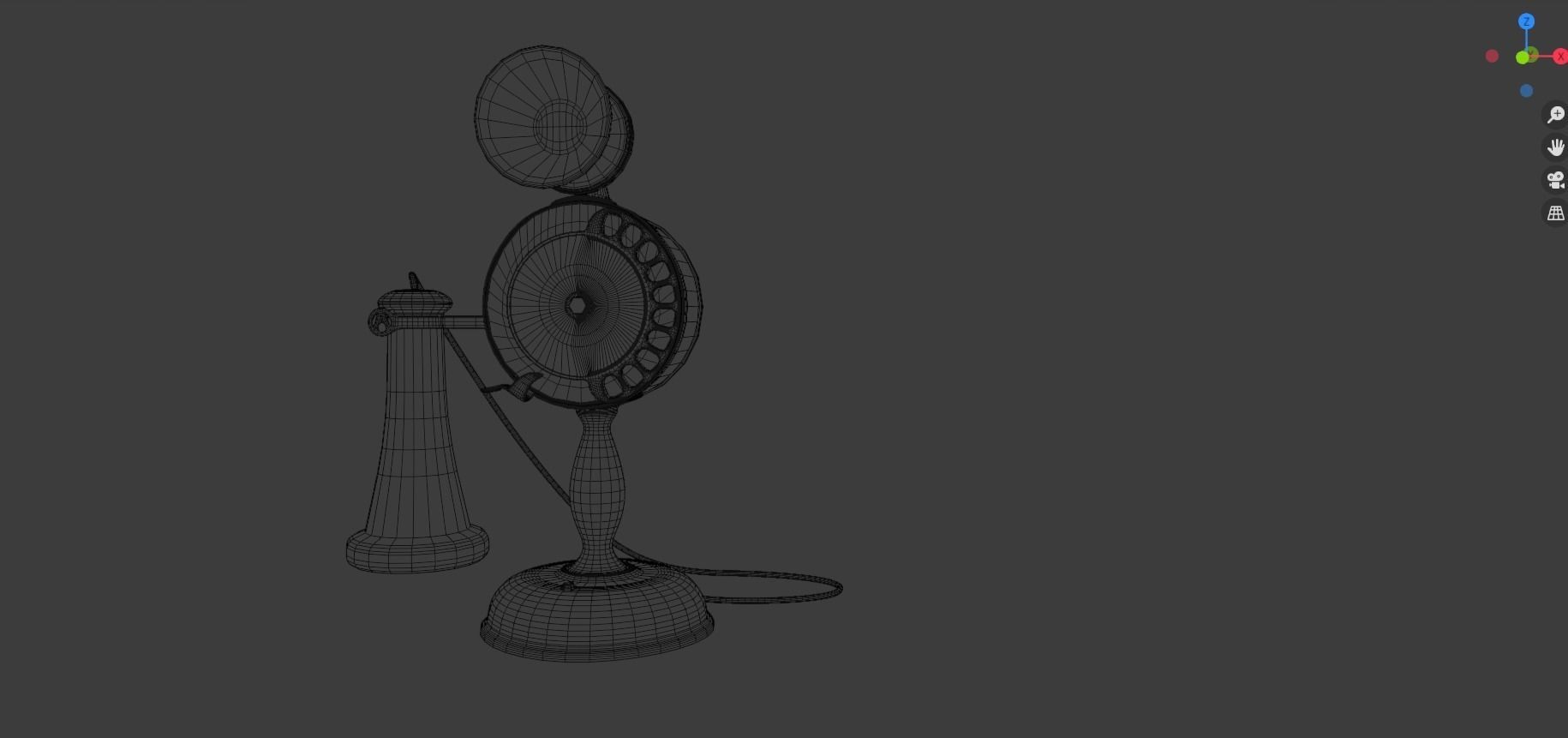 Strowger automatic telephone 3D model_5