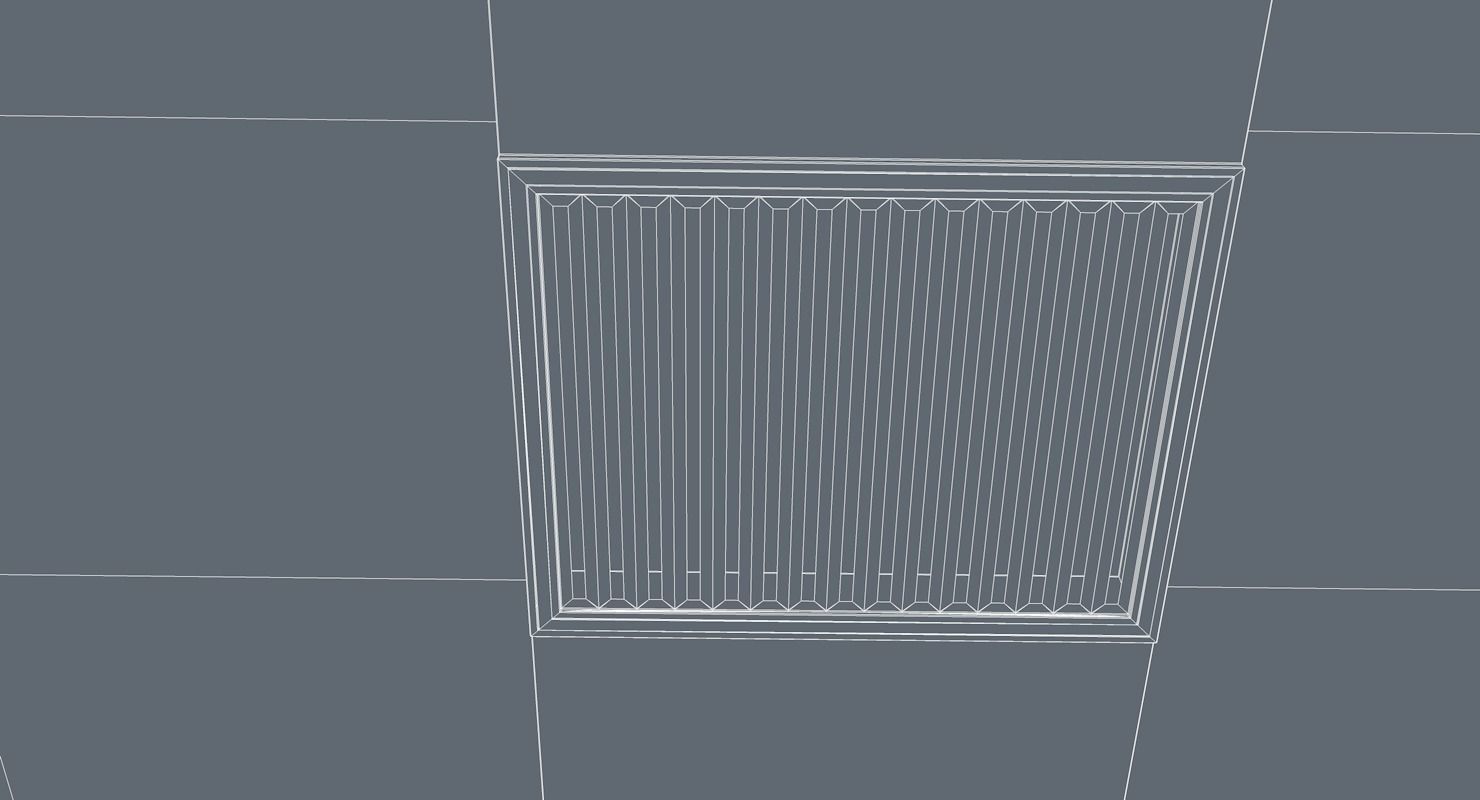 Parking Underground Low Poly  Low-poly 3D model_17