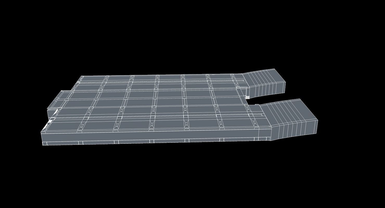 Parking Underground Low Poly  Low-poly 3D model_22