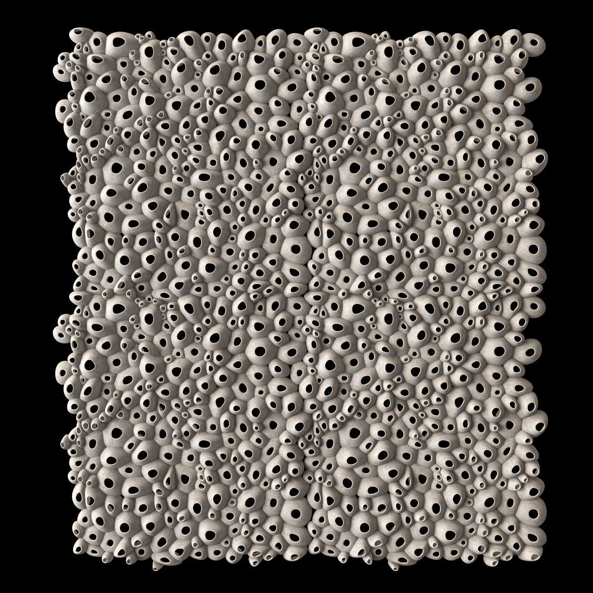 Panel Oval hole concrete decor n1 3D model_14