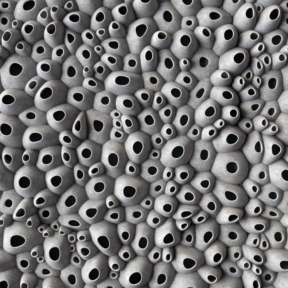 Panel Oval hole concrete decor n1 3D model_21