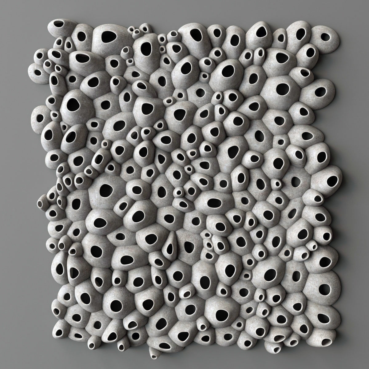 Panel Oval hole concrete decor n1 3D model_12