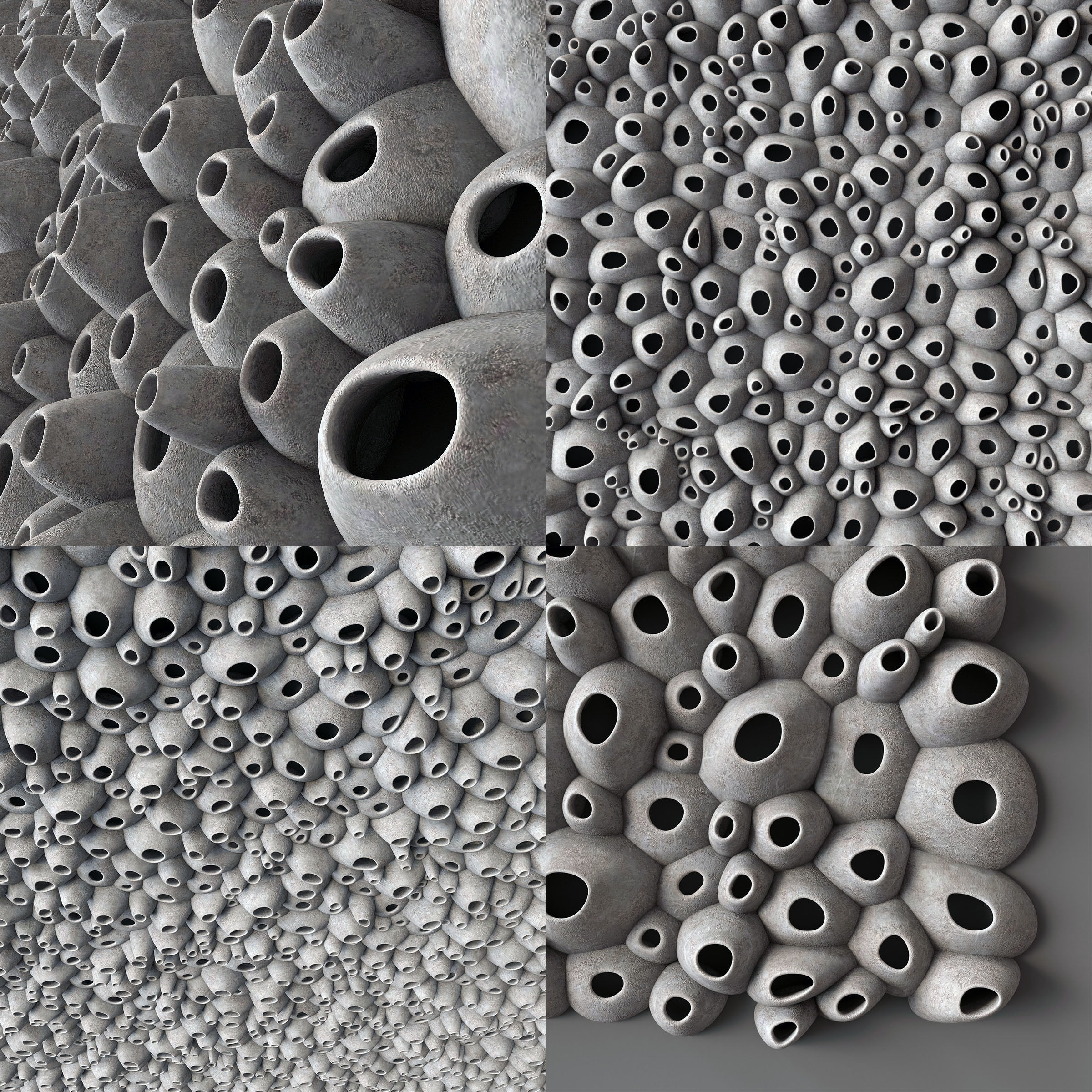 Panel Oval hole concrete decor n1 3D model_13