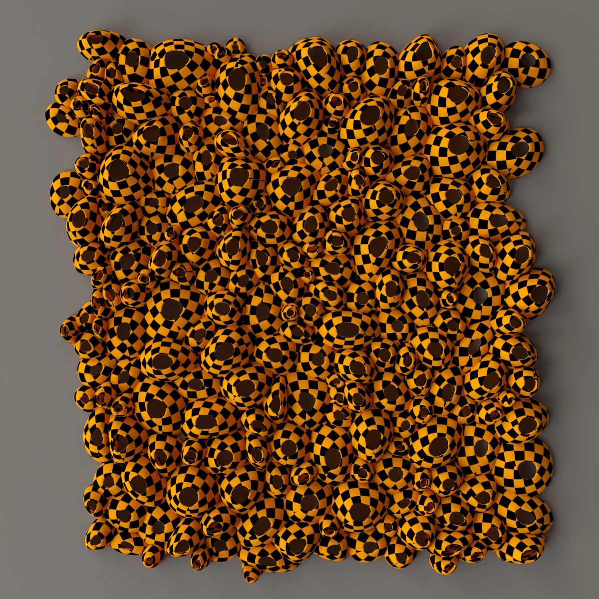 Panel Oval hole concrete decor n1 3D model_18