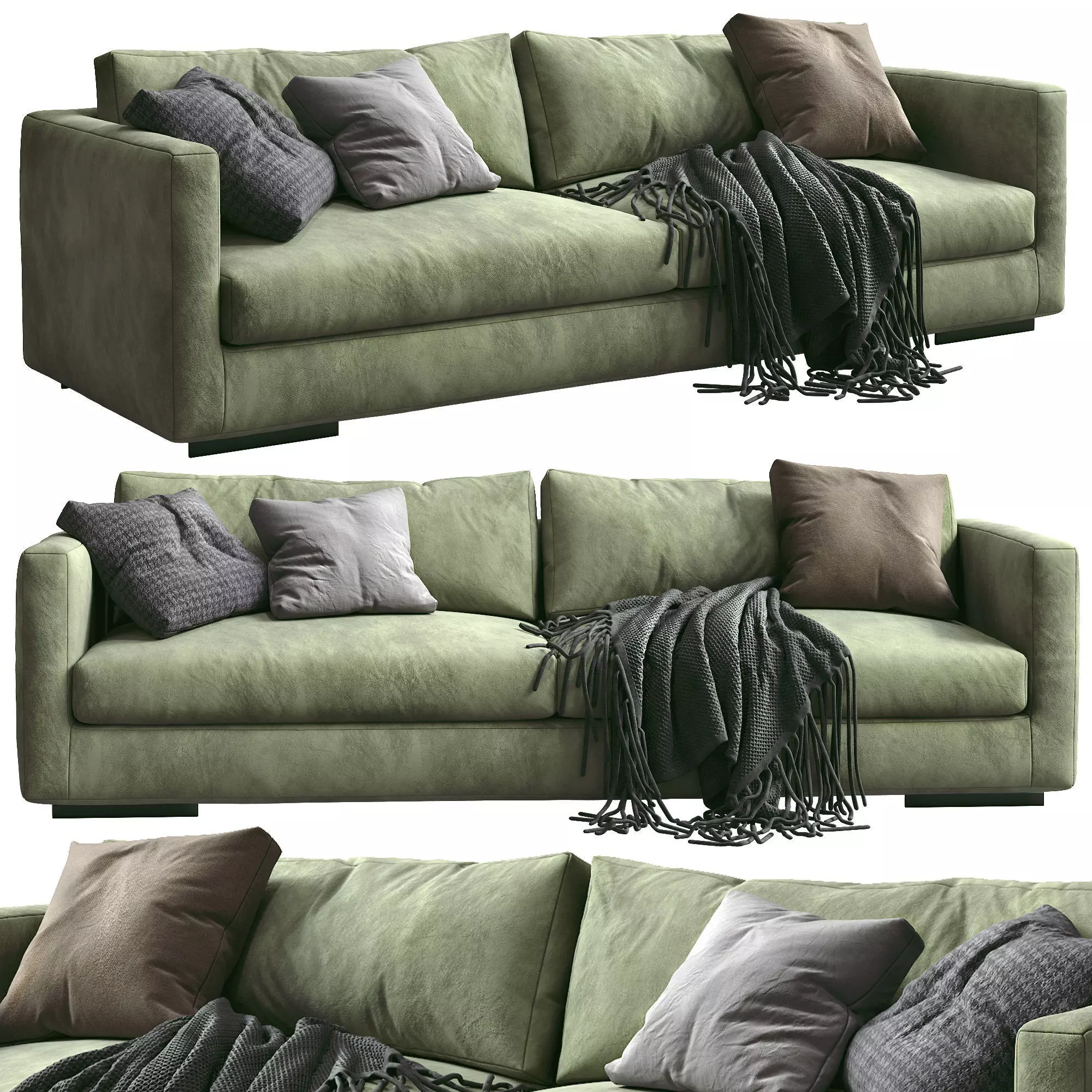 Flexform Sofa Magnum 3D model_0