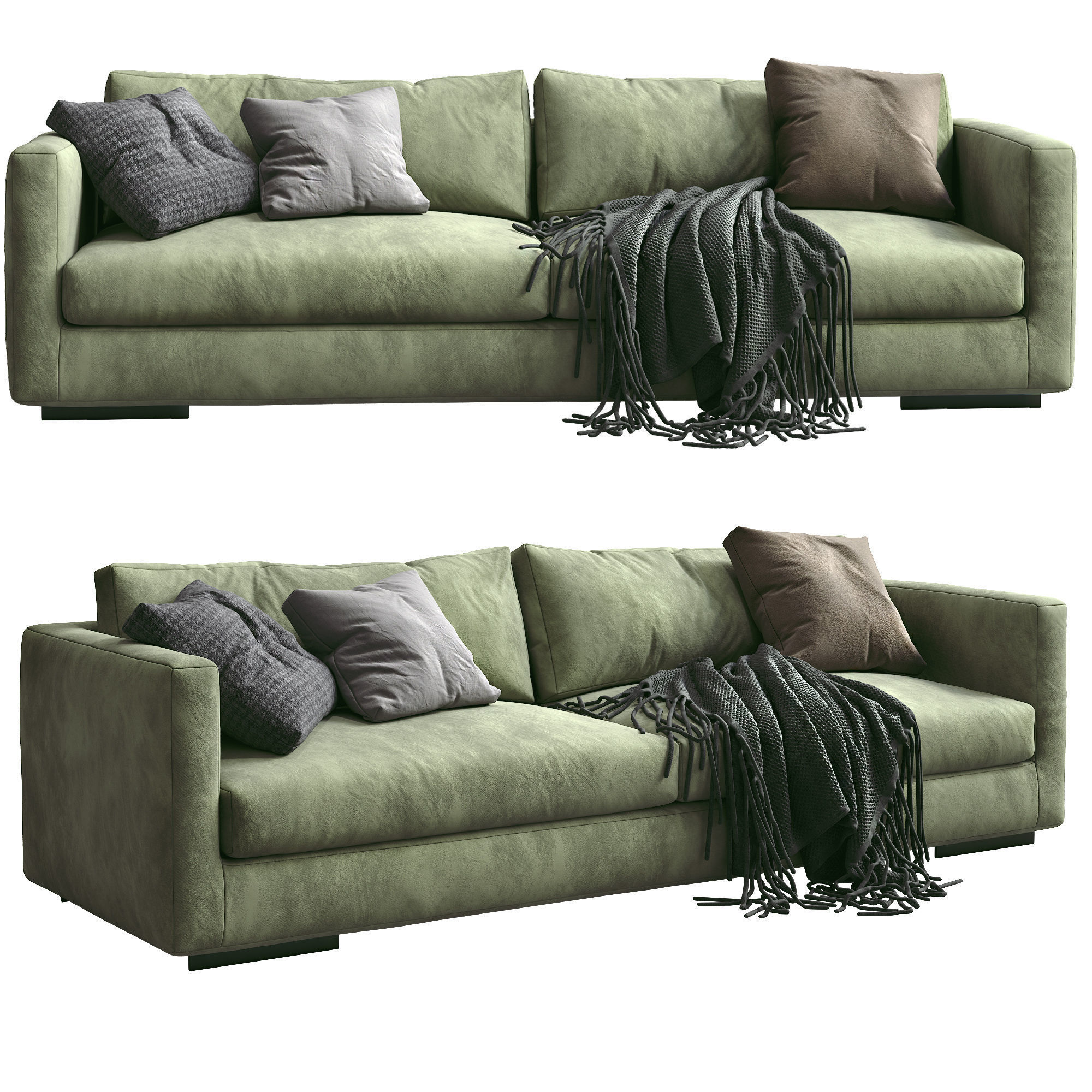 Flexform Sofa Magnum 3D model_2