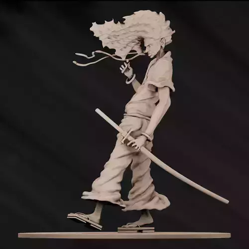 Afro Samurai 3D print model Afro Samurai 3D print model