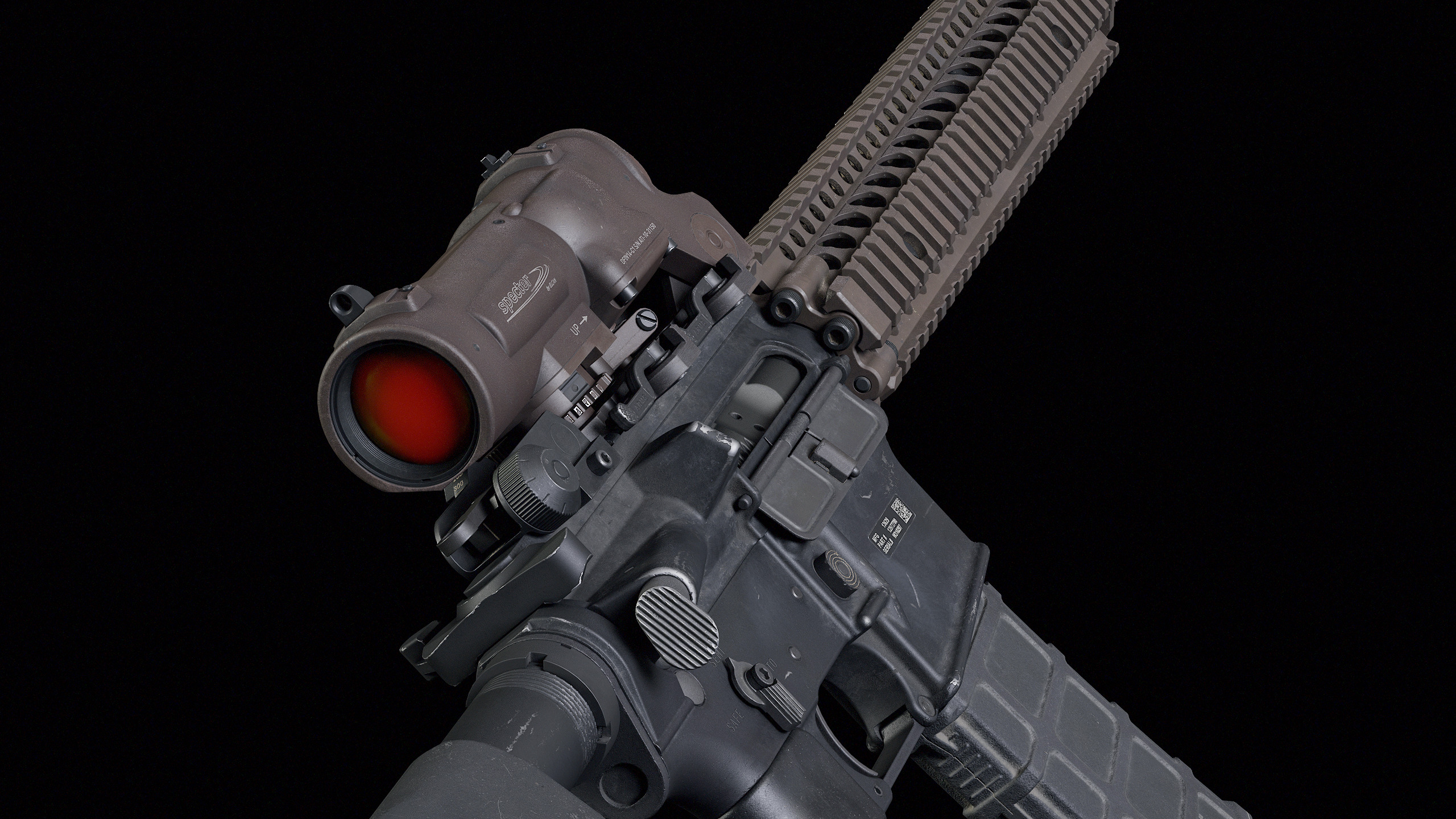 M4 Block II Low-poly 3D model_13