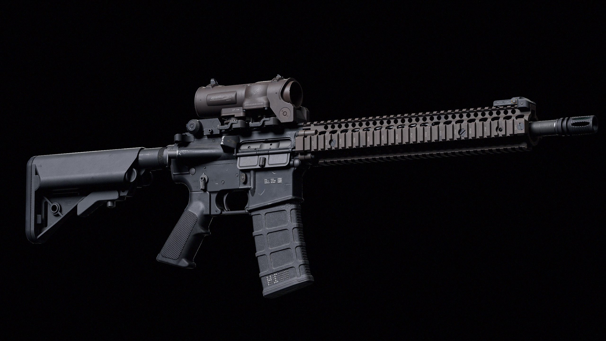 M4 Block II Low-poly 3D model_5