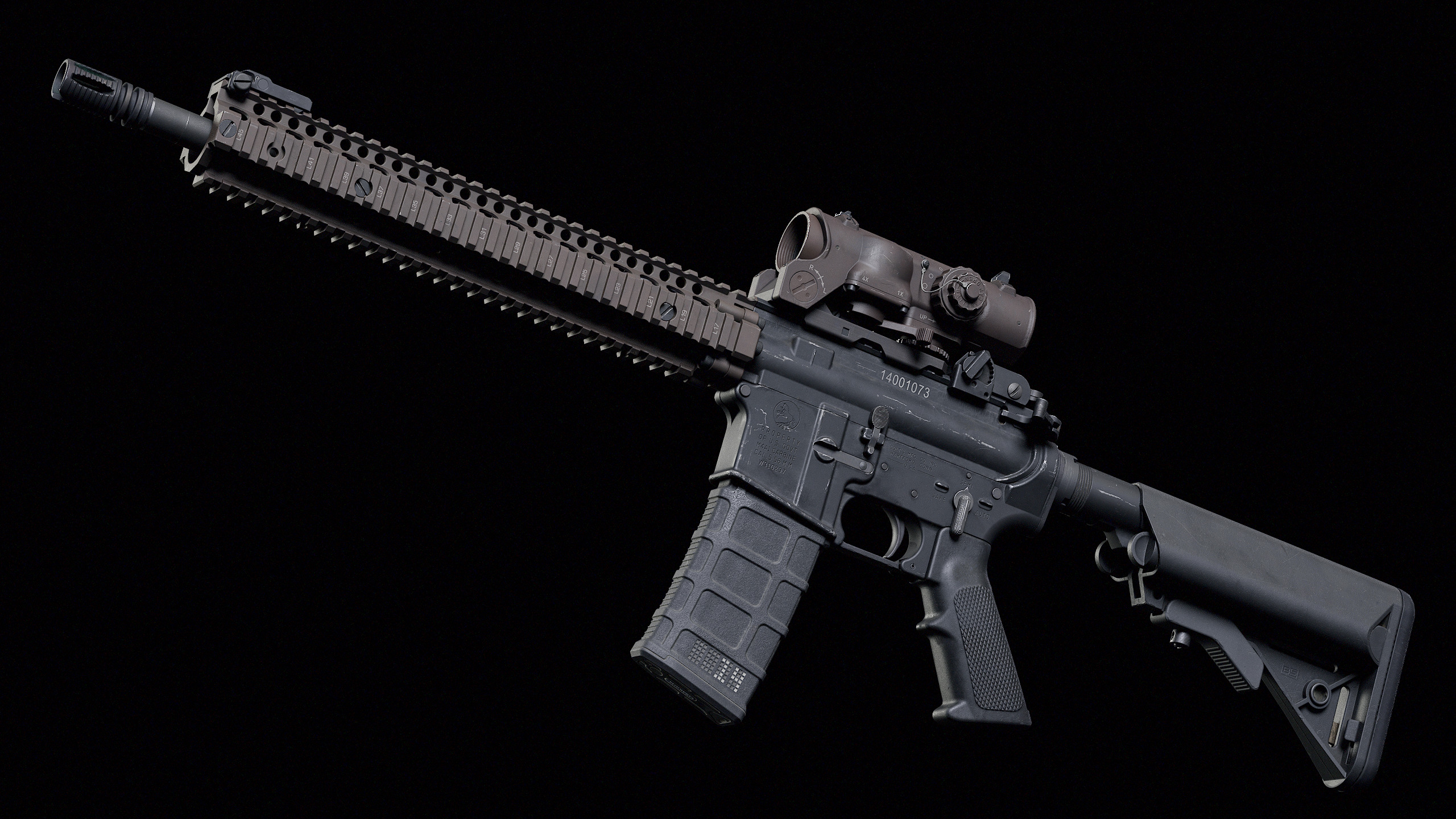 M4 Block II Low-poly 3D model_15