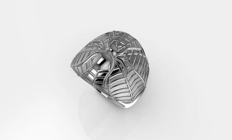 ring spider bandring 3D print model_0