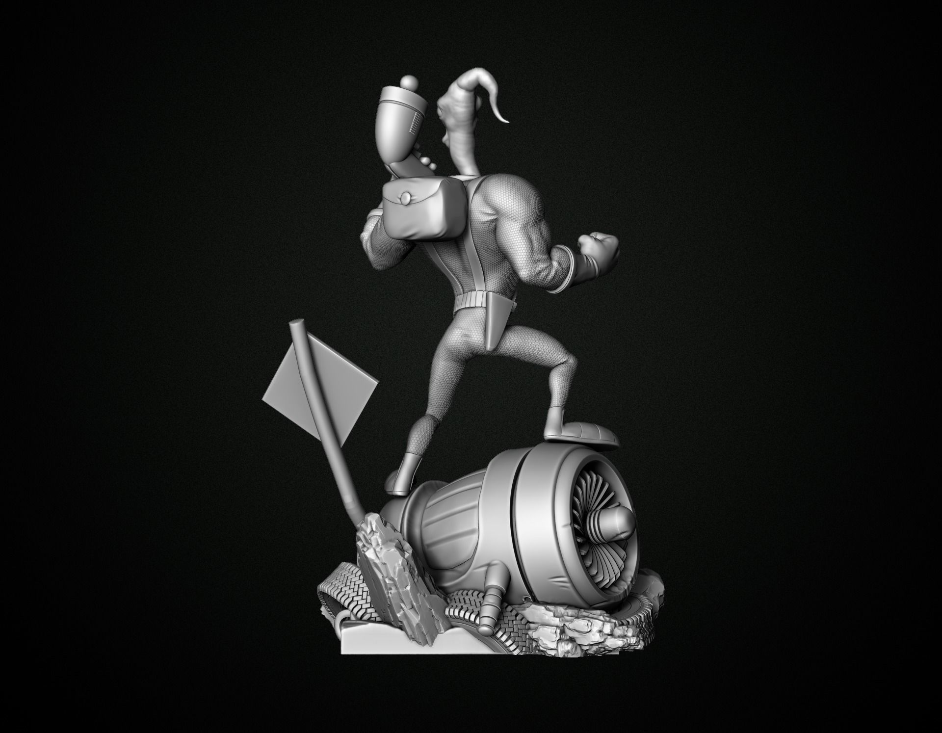 Earthworm Jim - Fan art  3D print model_5