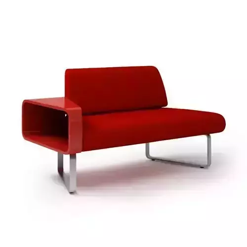 Red modern couch 001 am92