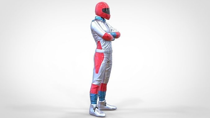 N2 Race Driver 1 64 Miniature standing 3D print model 4