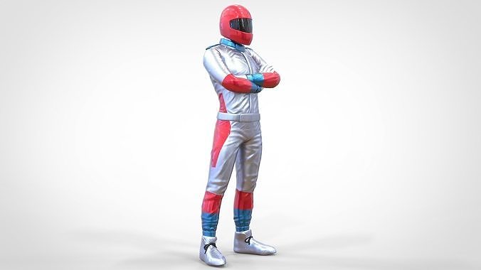 N2 Race Driver 1 64 Miniature standing 3D print model 3