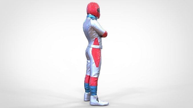 N2 Race Driver 1 64 Miniature standing 3D print model 7