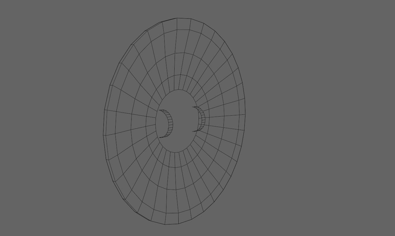 Medieval Wood Shield - Escudo Low-poly 3D model_16