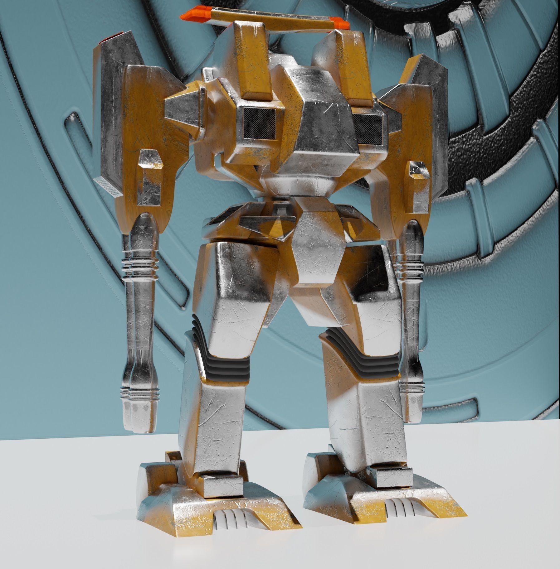 ROBOT HARD  3D model_7