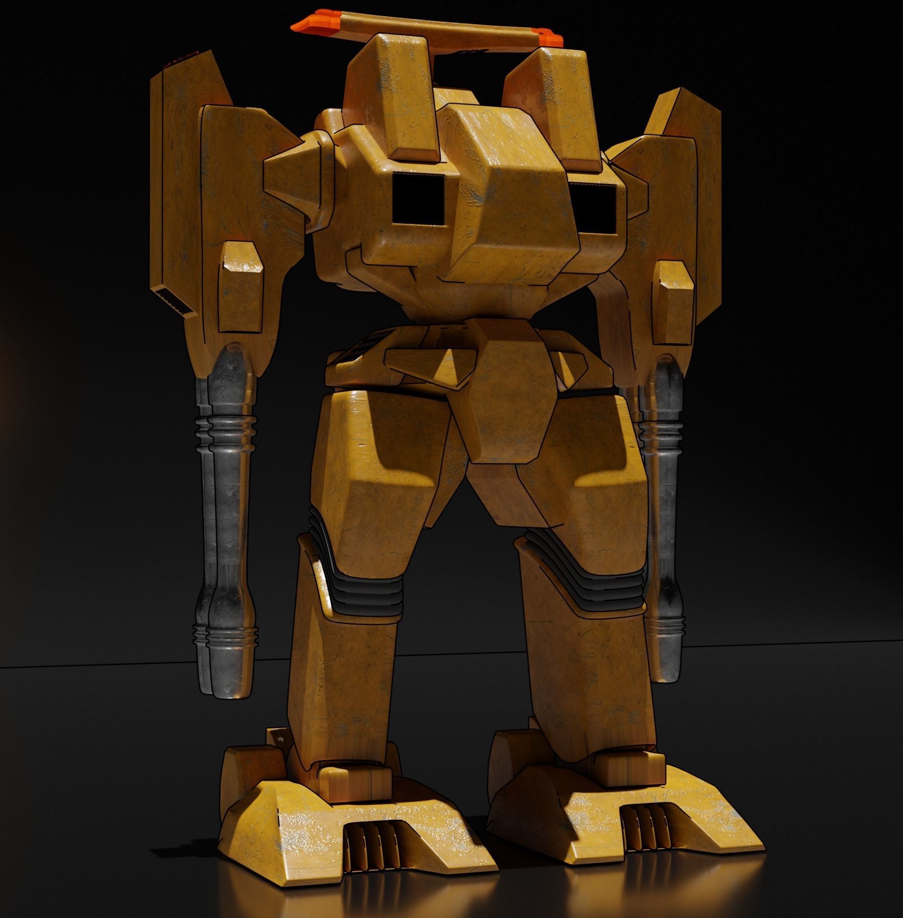 ROBOT HARD  3D model_4