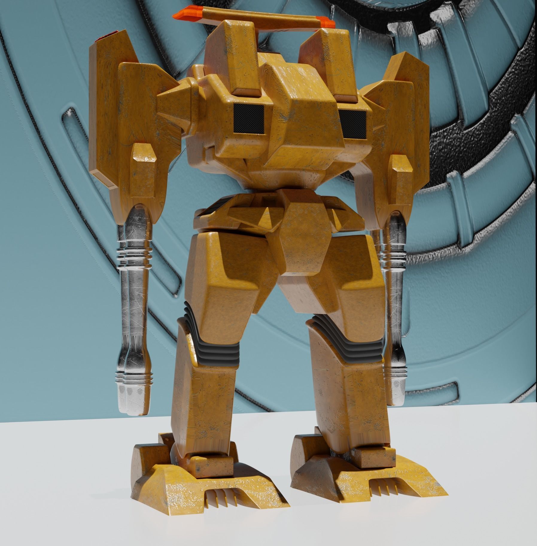 ROBOT HARD  3D model_6
