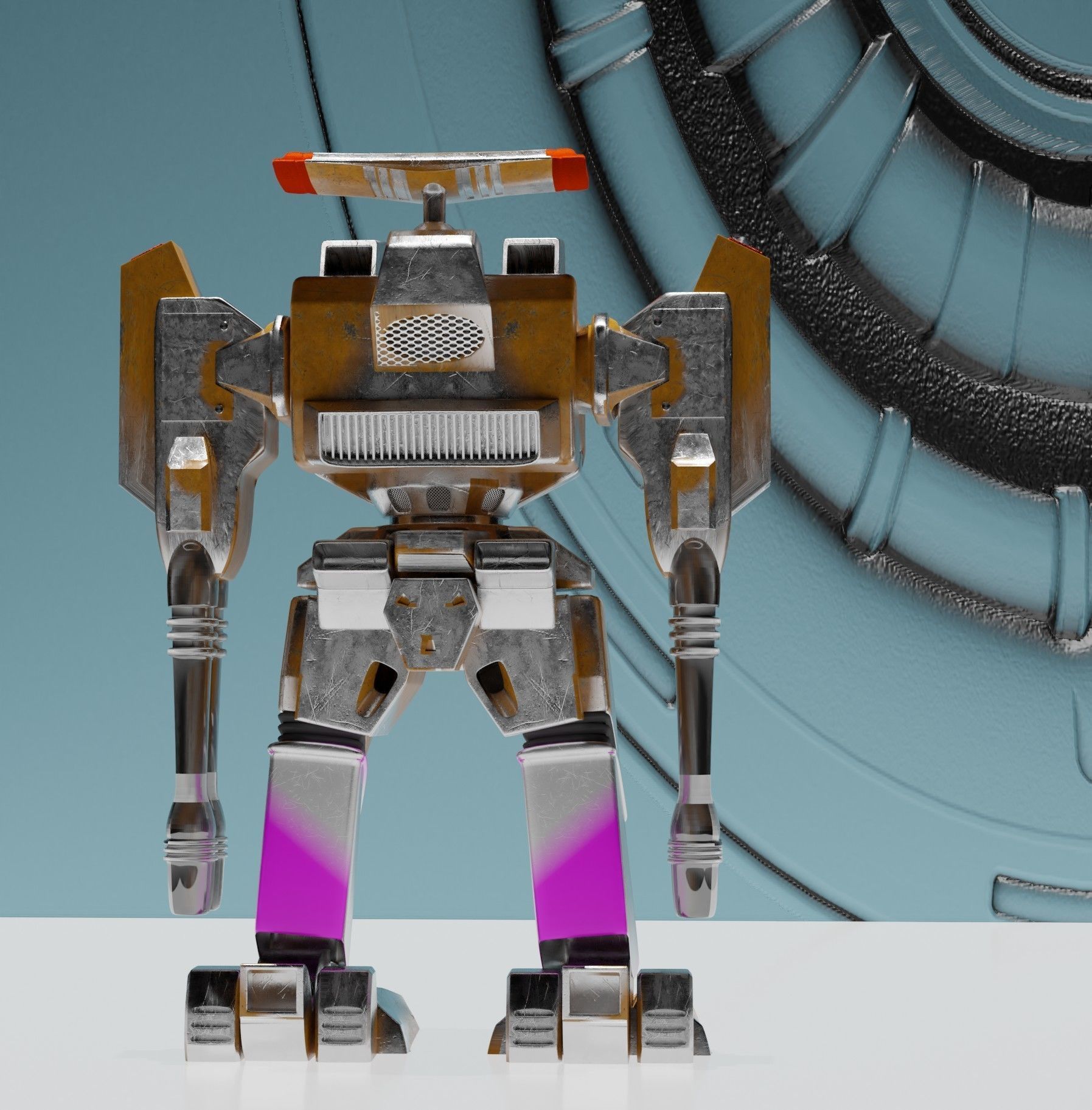 ROBOT HARD  3D model_8