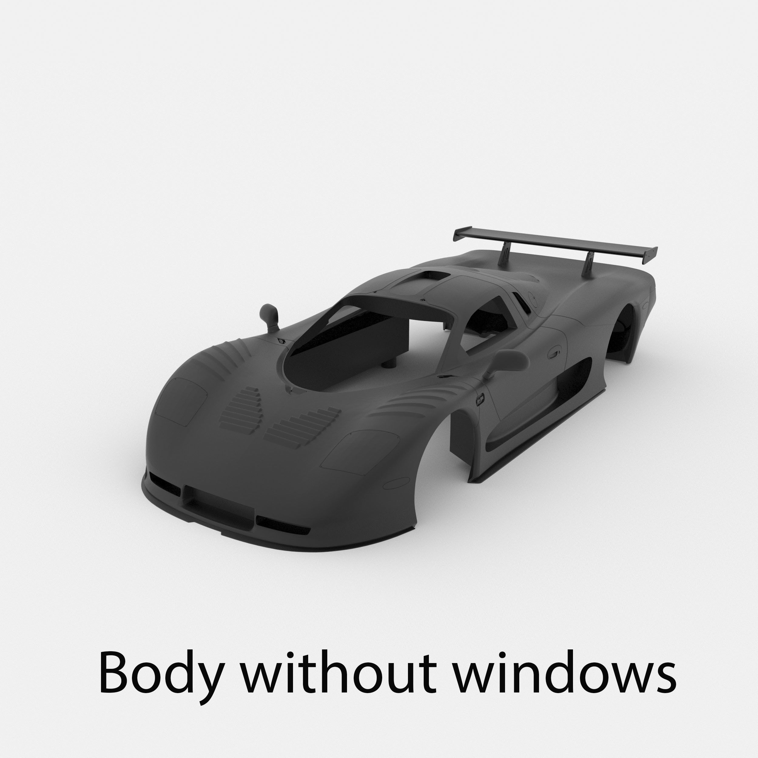 Mosler MT900 3D Model For Printing RC Car and Miniature  3D print model_17