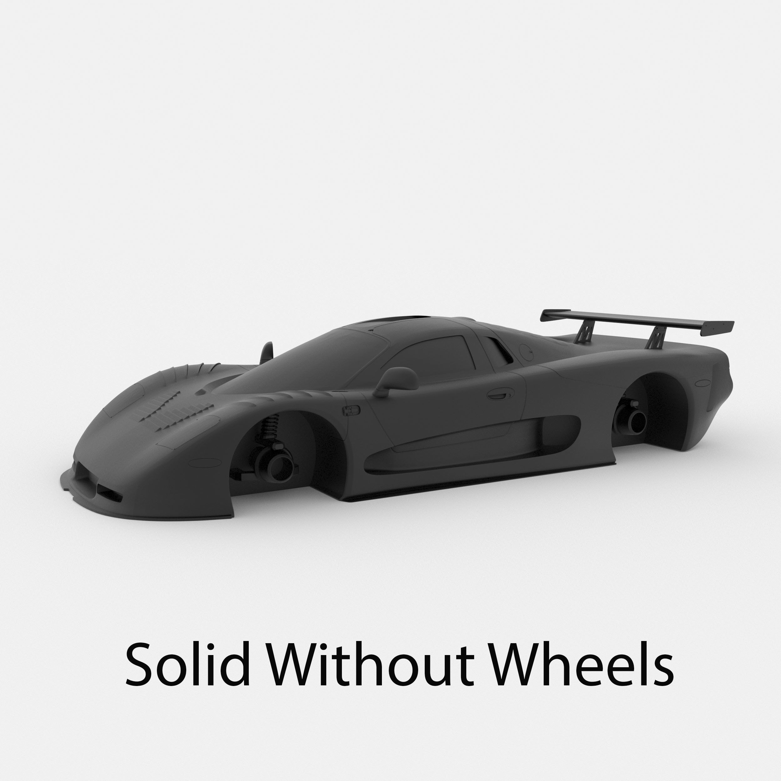 Mosler MT900 3D Model For Printing RC Car and Miniature  3D print model_10