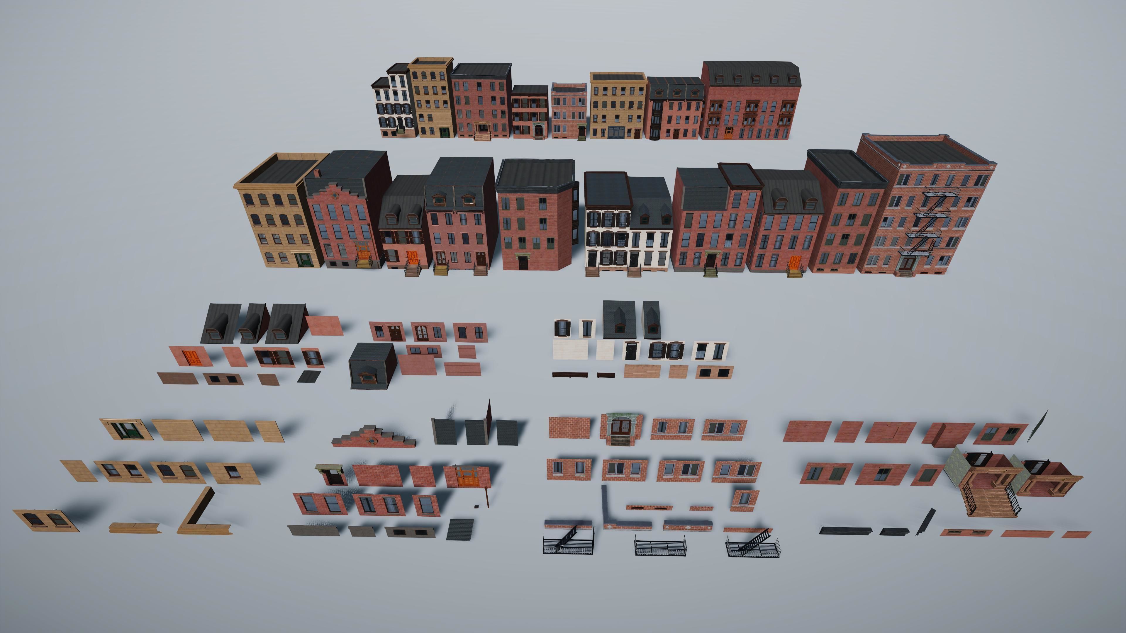 Street New York 3D model_5