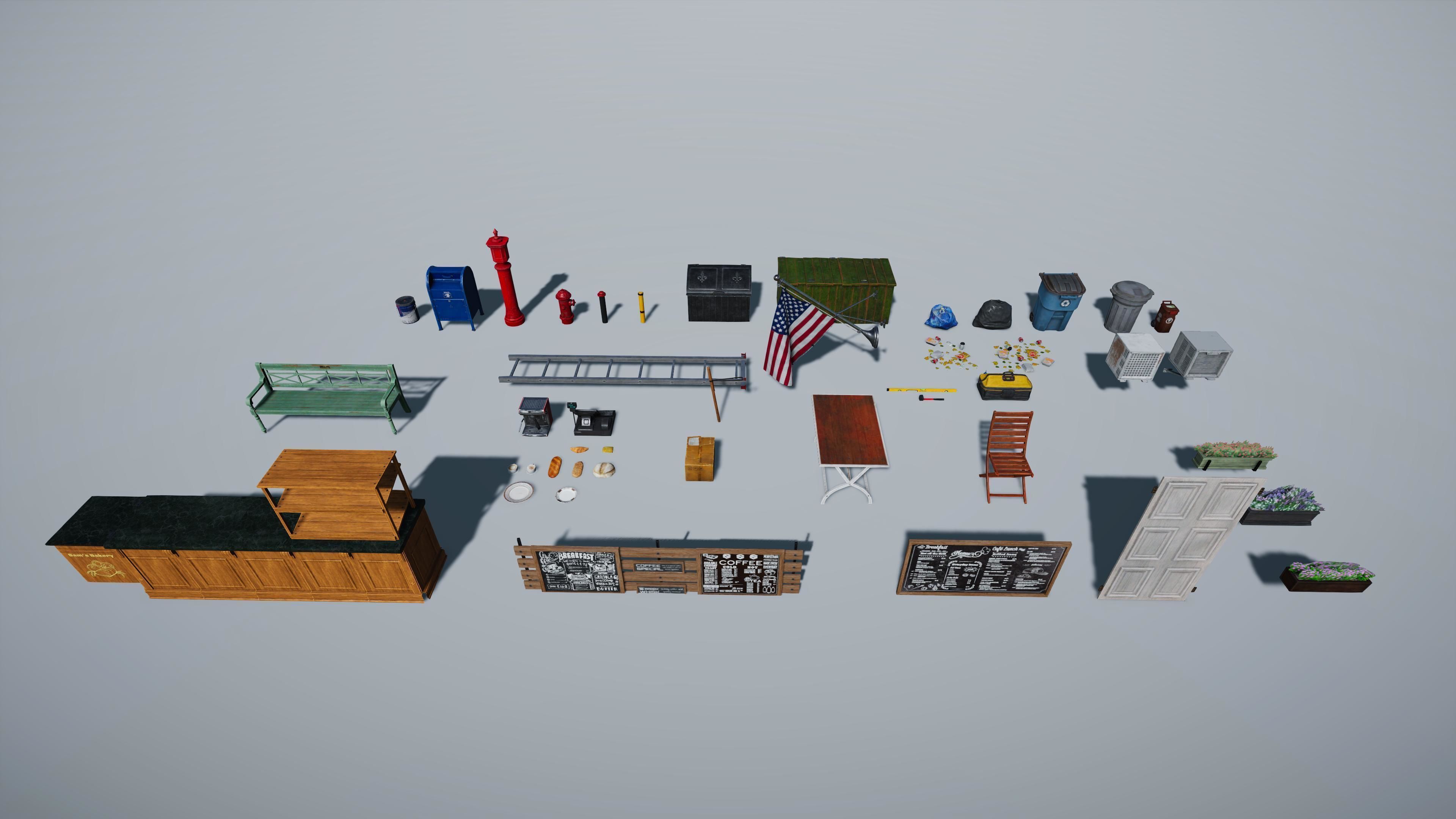 Street New York 3D model_9