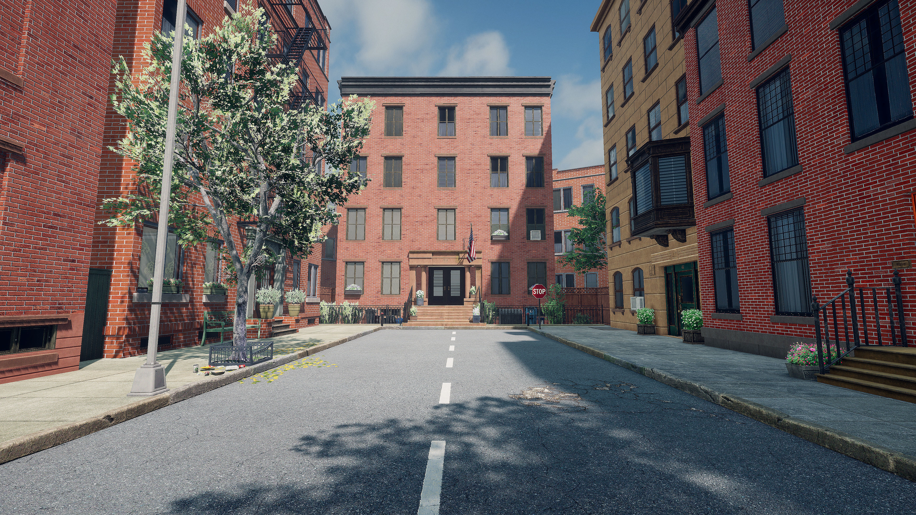 Street New York 3D model_4