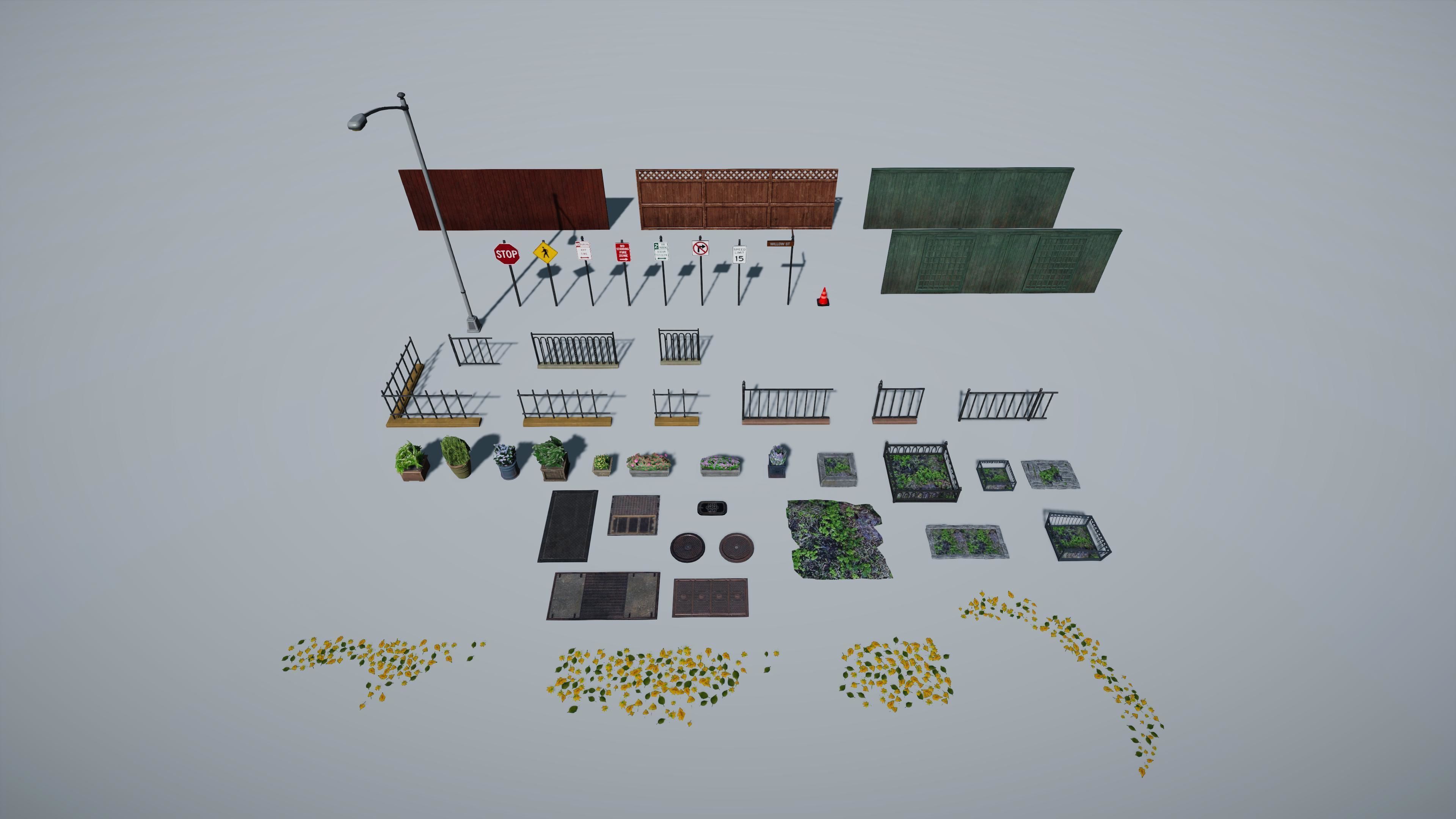 Street New York 3D model_7