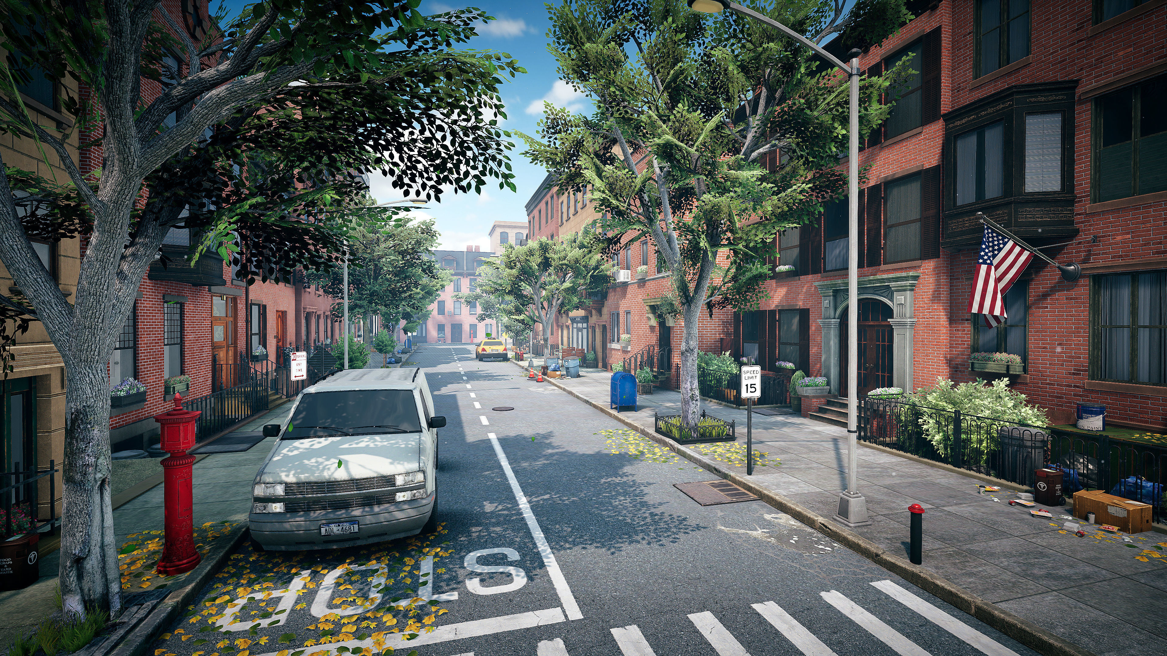 Street New York 3D model_0
