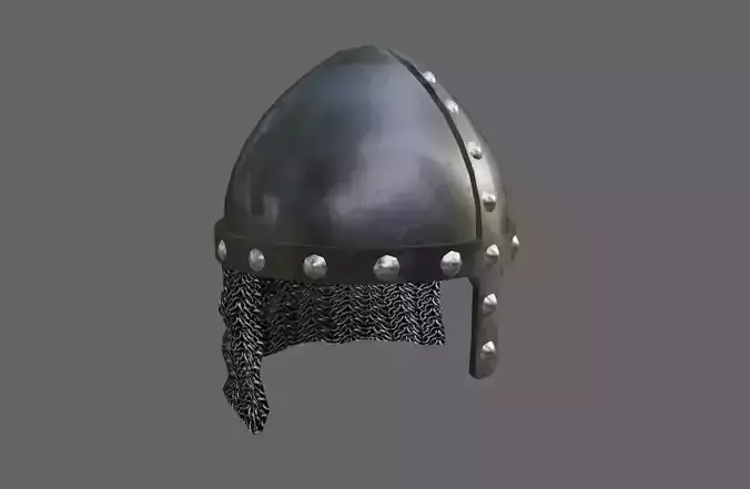 Medieval Iron Helmet - Capacete