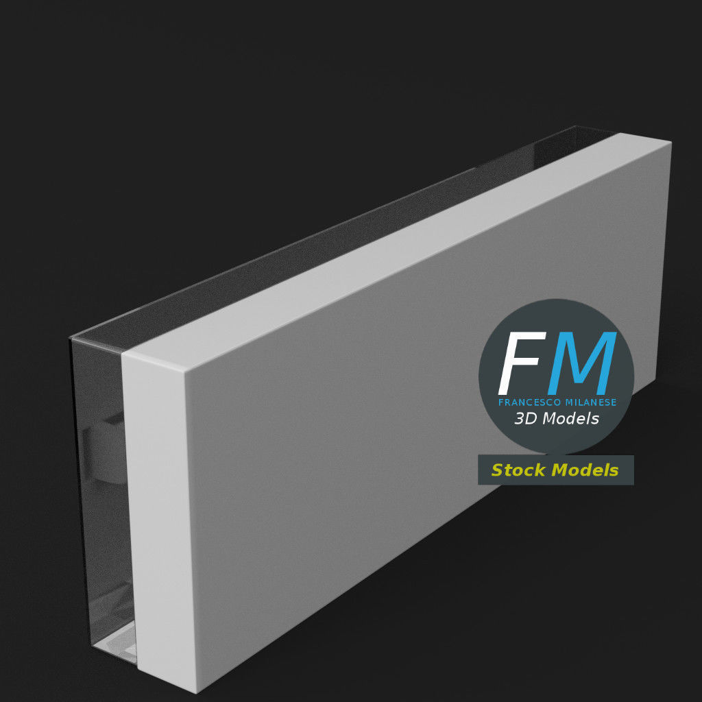 Wall mounted emergency light 3D model_5