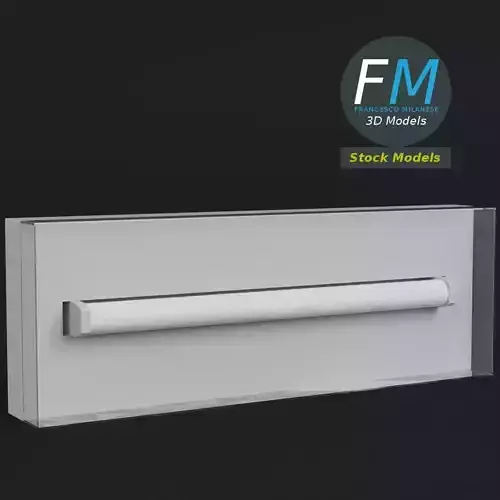 Wall mounted emergency light