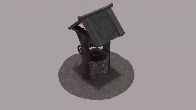 Medieval Well Game Ready