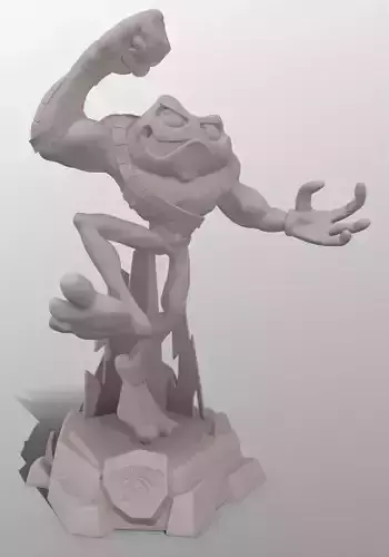 Statue Battletoads 2020 Zitz 3D print model