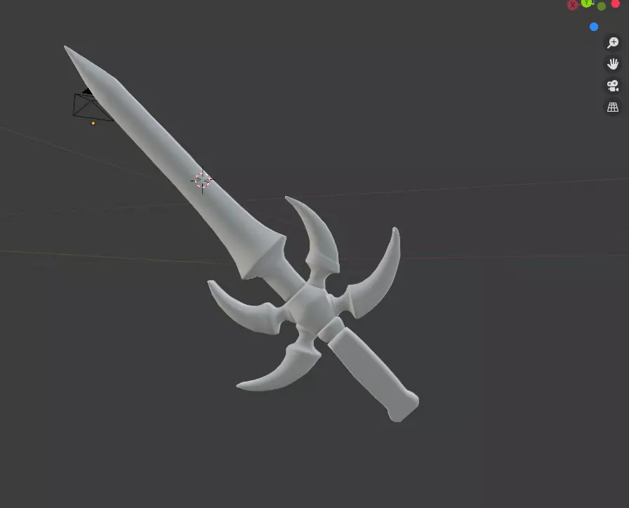 Devil sowrd 3D print model_0