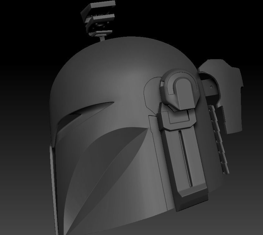Bo-Katan The mandalorian version helmet ready for 3d print 3D print model_3