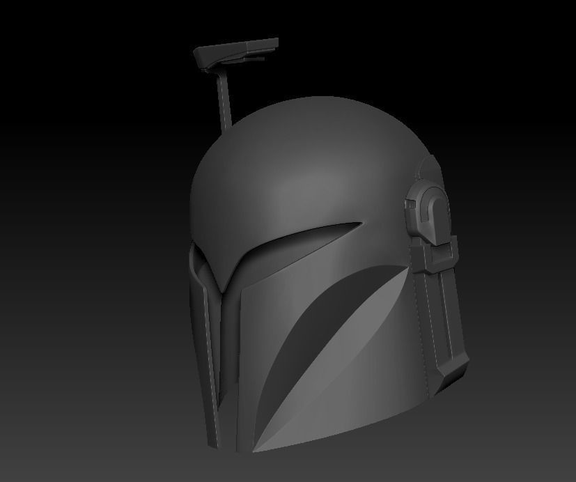 Bo-Katan The mandalorian version helmet ready for 3d print 3D print model_14