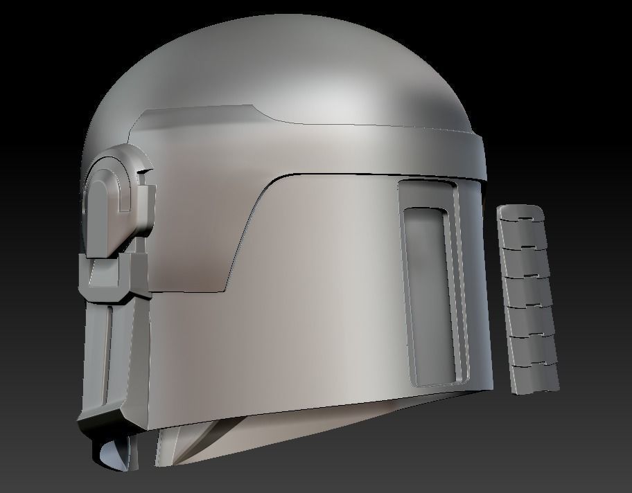 Bo-Katan The mandalorian version helmet ready for 3d print 3D print model_28