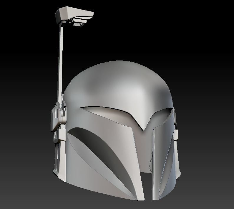 Bo-Katan The mandalorian version helmet ready for 3d print 3D print model_31