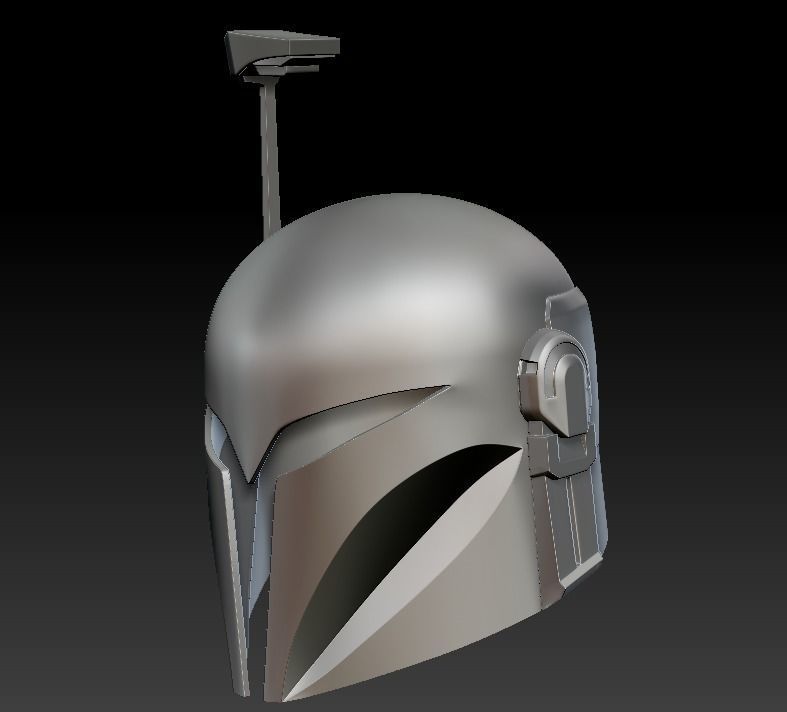 Bo-Katan The mandalorian version helmet ready for 3d print 3D print model_39