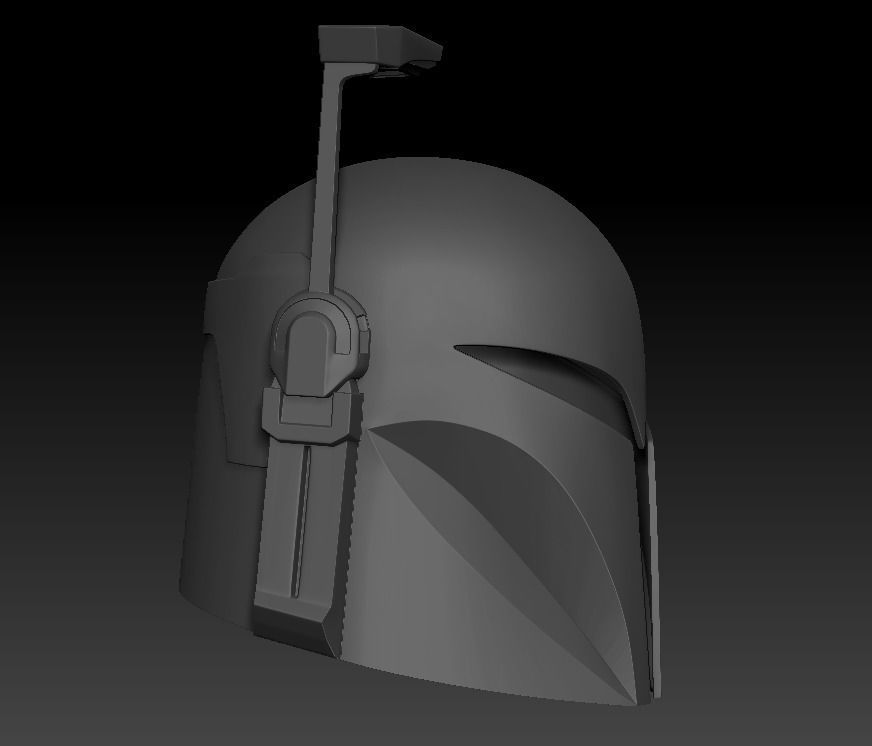 Bo-Katan The mandalorian version helmet ready for 3d print 3D print model_6