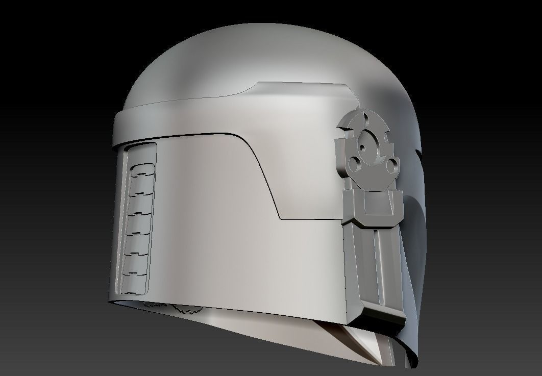Bo-Katan The mandalorian version helmet ready for 3d print 3D print model_41