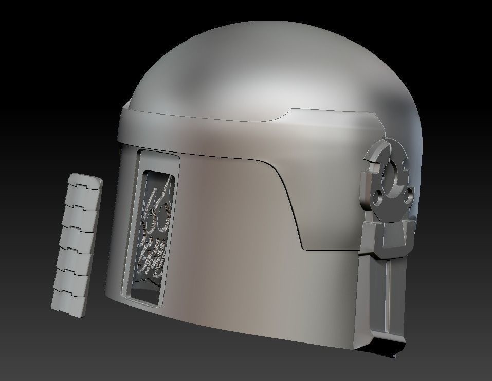 Bo-Katan The mandalorian version helmet ready for 3d print 3D print model_29