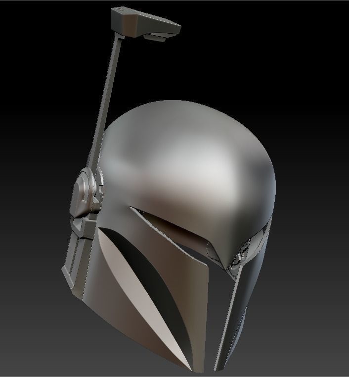 Bo-Katan The mandalorian version helmet ready for 3d print 3D print model_35