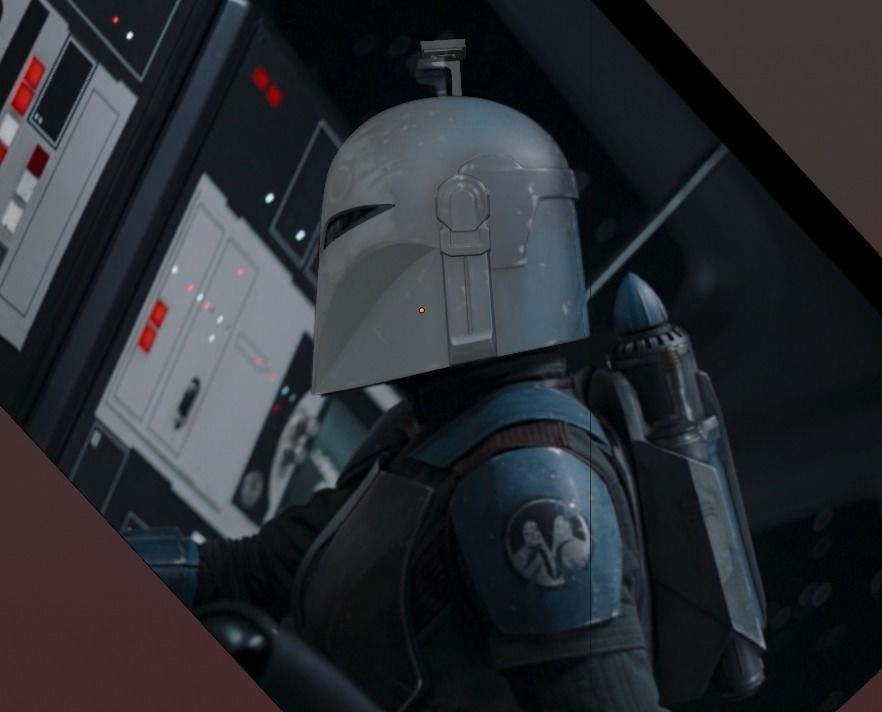 Bo-Katan The mandalorian version helmet ready for 3d print 3D print model_8