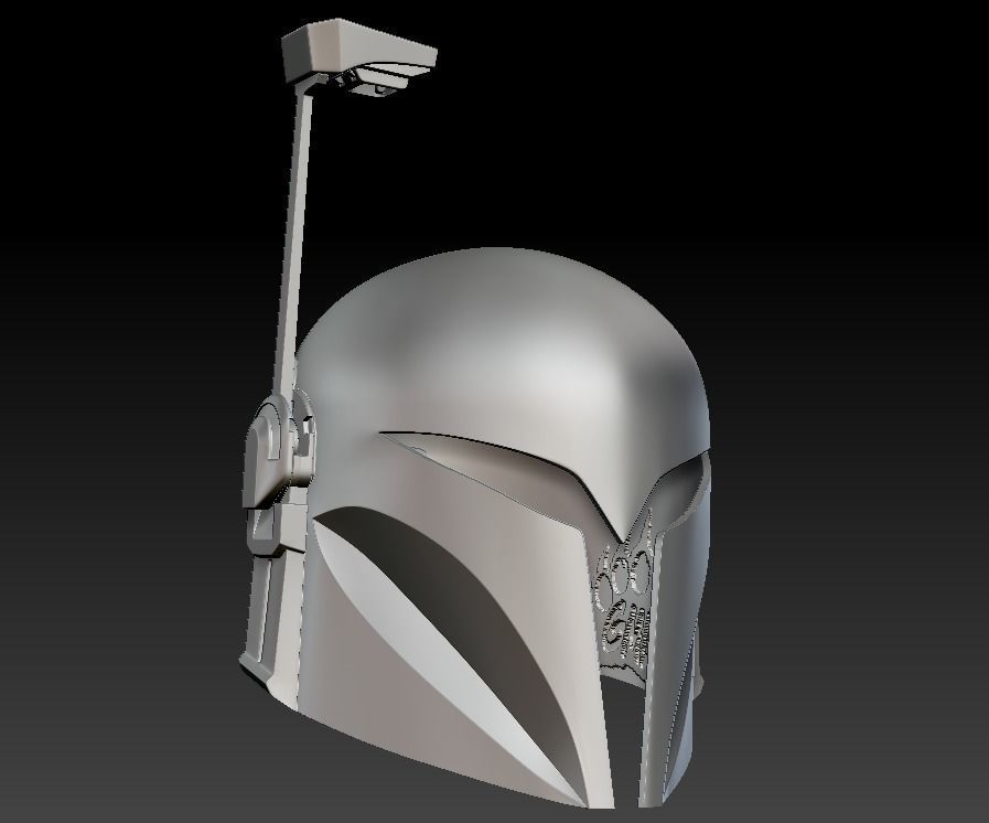 Bo-Katan The mandalorian version helmet ready for 3d print 3D print model_38